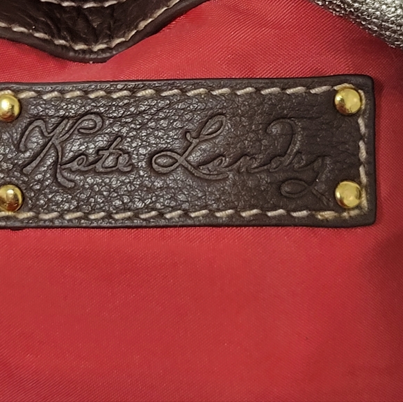 Kate Landry | Womens Gold Metallic Shoulder Bag | Belt Strap Handle - Picture 7 of 7